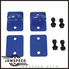 Fits For Loader Tractor Bucket 2x Blue Heavy Duty 3/8″ Bolt On Grab Hooks