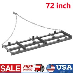 72in Drag Harrow 6 ft Heavy Duty Tow Behind Drag Harrow Driveway Grader Rake