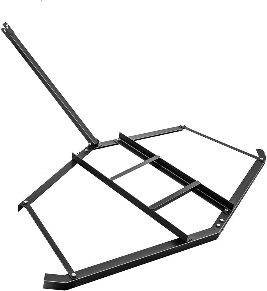 Heavy Duty 90 Inch Steel Driveway Drag Harrow – Adjustable Tow Behind Grader
