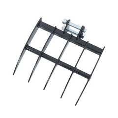Rake Attachment For Mini Excavator 1 To 1.5Ton Digger w/Pins*2