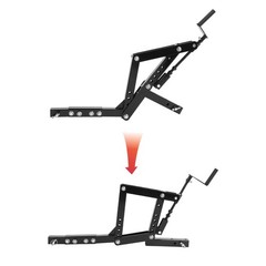 60″ 1 Point Hitch Adjustable Lift Landscape Rake For ATV UTV Gravel Lawn Tractor