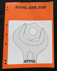 GENUINE STIHL MODEL 029 039 CHAINSAW SERVICE REPAIR MANUAL VERY GOOD GERMANY