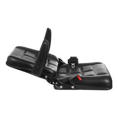 Adjustable Forklift Tractor Lawn Mower Seat with Armrests 35°–180° Backrest