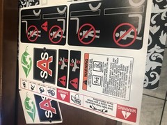 Toyota forklift decal Kit Fits 8 series forklifts 8FGCU25 decal kit