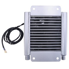 For H12 / QH12 Mini Excavator Attachment Radiator Plus Hydraulic Oil Cooler Fan