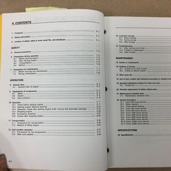 Komatsu DIESEL ENGINE OPERATION MAINTENANCE MANUAL GENERATOR STATIONARY OPERATOR