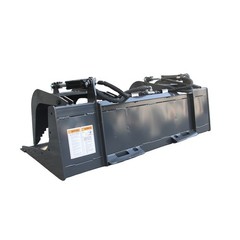 Wolverine 72″ Dual Cylinder Root Grapple Bucket Attachment Fits Skid Steer USA