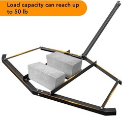 Heavy Duty 90 Inch Steel Driveway Drag Harrow – Adjustable Tow Behind Grader
