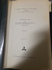 Instruction Book For Air Cooled Turbine Generator And Electrical Equipments