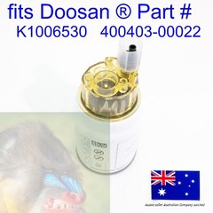 fits DOOSAN Fuel Filter and Bowl DL160 DL200 DL200TC DL250 DL250TC TXL200-2