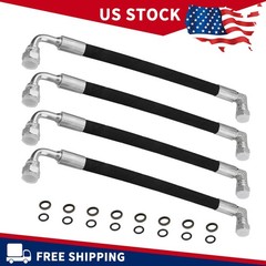 4x AW29374 Hydraulic Hose for John Deere 200CX 210 300 300X 300CX 300E 300R 400E