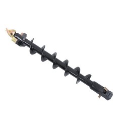 Auger Bit 6″ Diameter 48″ Length 2″ Hex Auger for Bobcat Machines With gloves
