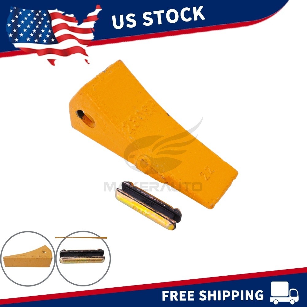 1 Pack 230SP Bucket Teeth with Pins 23 FOR 230 Series Excavator Bucket Teeth