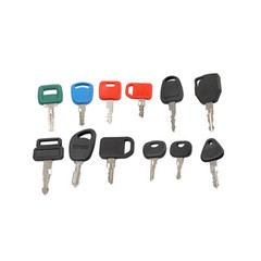 41 Heavy Equipment Keys For Case Cat Komatsu JCB Kubota Bobcat Volvo Doosan JLG