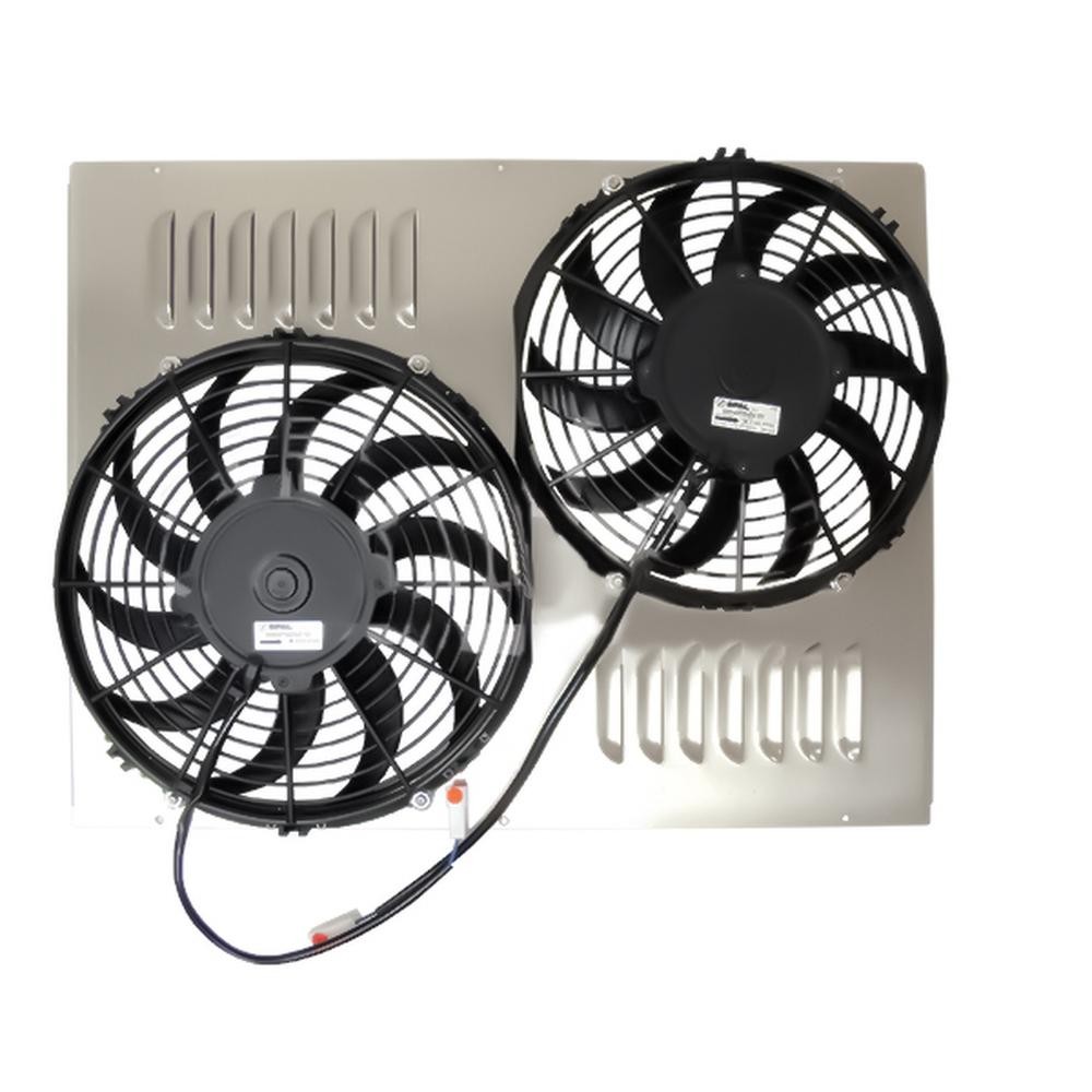 Z40103 Dual 10 & 11″ Electric Fan & Shroud – 21 5/8 x 16 9/16 x 1 3/4