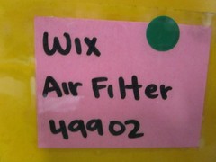 NEW OEM 49902 Wix Air Filter 0820