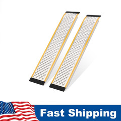 ❤️2pcs 5ft Aluminum ATV Truck Shed Ramp Loading Ramps For Motorcycle Mower 880 l