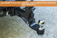 Buyers Products RM62000 6 Ton Receiver Mount Combination Hitch with 2 Inch Ba…