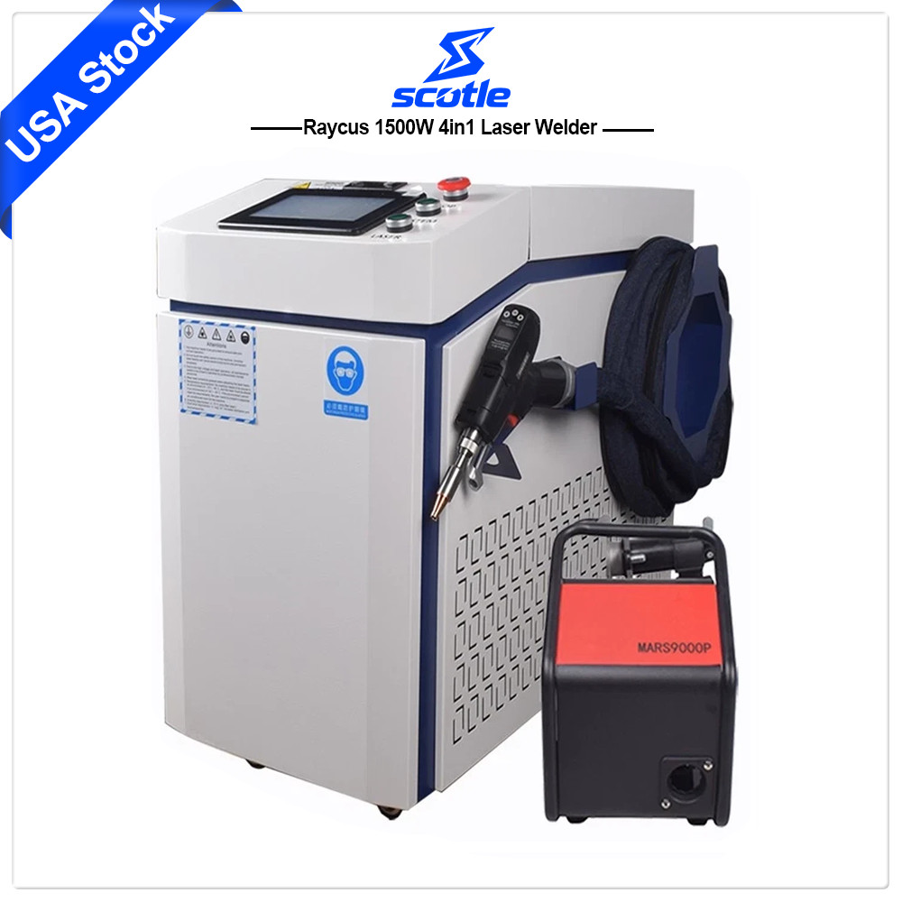 1500W 4in1 Raycus Handheld Laser Welder Laser Welding Cutting Cleaning Machine