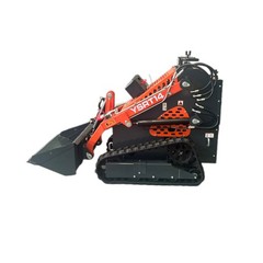 AGT 0.75Ton Mini Skid Steer Stand-On Compact Track Loader 13.5HP Gasoline Engine