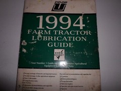 1994 Farm Tractor Lubrication Guide
