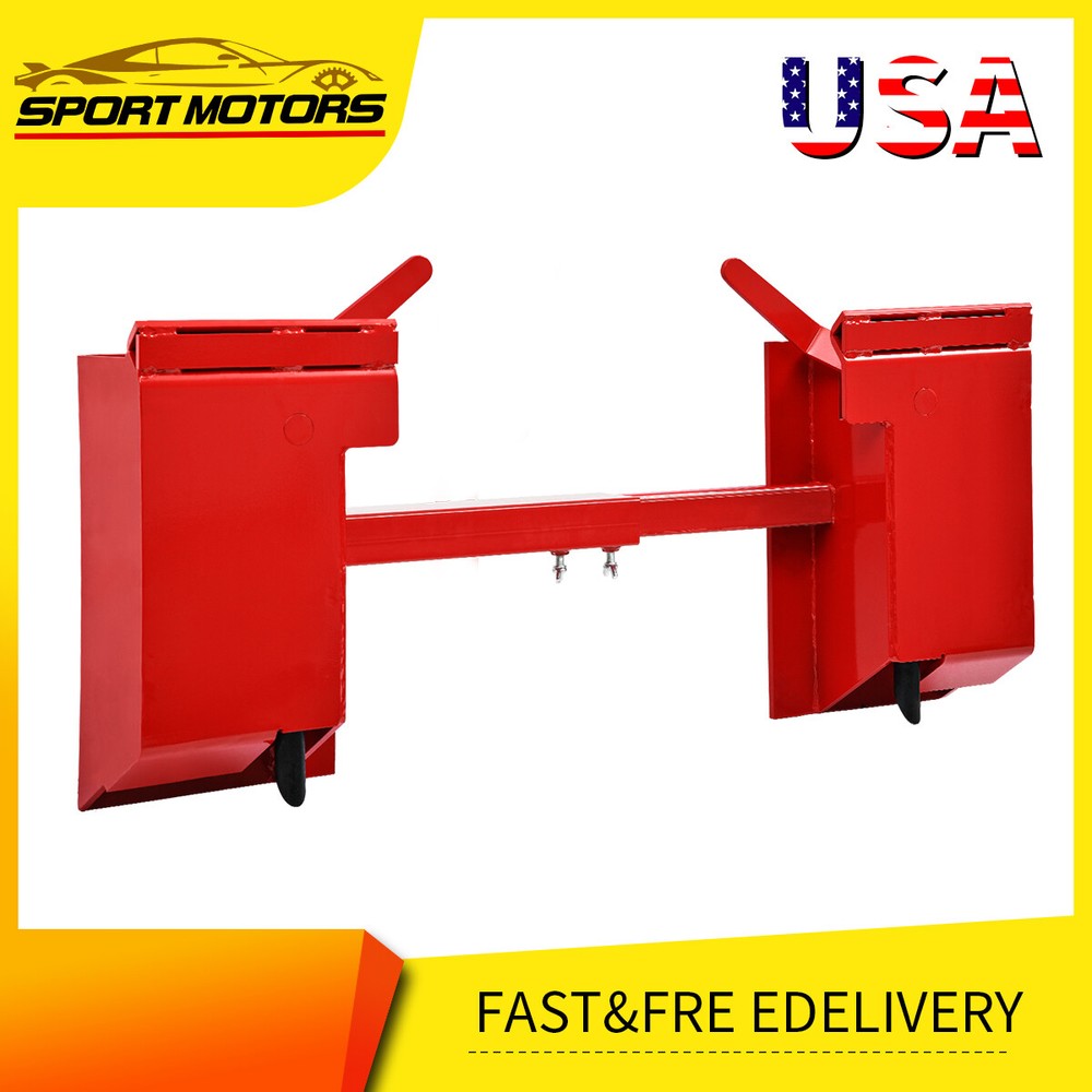 Heavy Quick Attach Conversion Adapter for Tractors & Skid Steers W/ Cross Brace