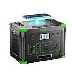 1000W Power Station Portable 999Wh LiFePo4 Battery Charger Generator For Travel