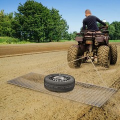 Heavy Duty ATV UTV Drag Mat – 6′ x 3′ with Zinc & Steel Mesh Construction