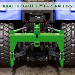 3 Point Quick Hitch for Category 1 & 2 Tractors 3000LBS Lifting Capacity Tractor