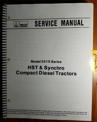 Deutz Allis 5215 Series HST & Synchro Diesel Tractor Service Manual 79010065 ’89