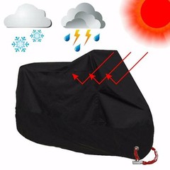 3XL Motorcycle Cover Waterproof Heavy Duty For Winter Outside Storage Snow Rain(