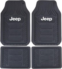 Plasticolor 001668R01 Jeep Weatherpro 4 Piece Floor Mats Set, Floor Mats, One