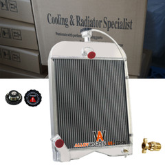 3 Row Aluminum Tractor Radiator For Ford 8N 9N 2N Models 8N8005 86551430 New