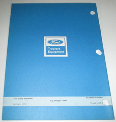 Ford Series 946 & 947 Rotary Cutter Mower Operators Manual SE-3563 ORIGINAL!