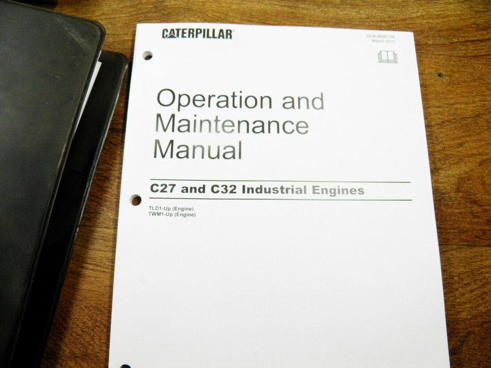 CAT Caterpillar C27 C32 INDUSTRIAL ENGINE PARTS OPERATION AND MAINTENANCE MANUAL