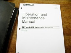 CAT Caterpillar C27 C32 INDUSTRIAL ENGINE PARTS OPERATION AND MAINTENANCE MANUAL