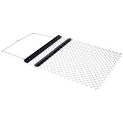 Drag Harrow 3.6 x 5ft Lawn Rake Chain Harrow for ATV UTVs Lawn Tractors Leveling