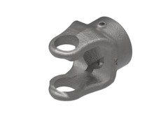 Weasler 1-1/4″ Round Bore 1/4″ & 5/16″ Keyway & Set Screw Implement Yoke 6N