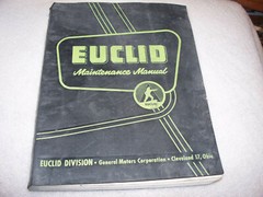 1960 General Motors Euclid 78 FDT 78 FOT-29 SH Scraper Maintenance Manual