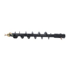 Auger Bit 6″ Diameter 48″ Length 2″ Hex Auger for Bobcat Machines With gloves
