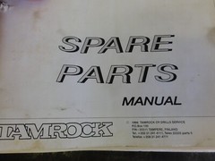 Tamrock CHA1100C PowerTrak Drill Service Manual