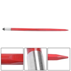 2 Pack Hay Bale Spear 43″ 3000 lbs Capacity Spike Fork Fits For Tractors Loaders