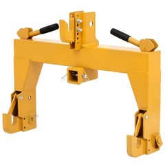 3 Point Quick Hitch w/2″ Receiver for CAT 1 Tractors 3000LBS W/Adjustable Bolt