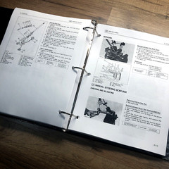 Kubota L2250 L2550 L2850 Tractor Service Repair Manual Shop Book In Hard Binder