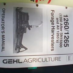 GEHL AGRICULTURE SERVICE OWNERS MANUAL BINDER OF Over 30 MIXED MANUALS