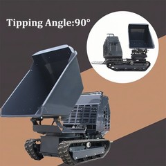 Mini Tracked Dumper Rotating Dump Trucker with B&S Gasoline Engine 180° Rotation