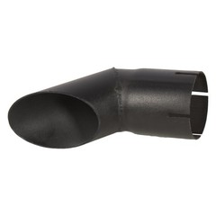 Exhaust Stack Pipe Replacement for UNIVERSAL- 2-3/4″ x 8,46″ Curved Black