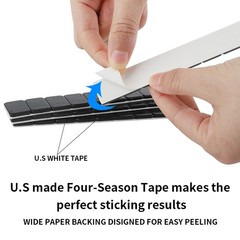 1/4oz, 0.25oz, Black, Adhesive Stick on Wheel Weights, EasyPeel Type,black