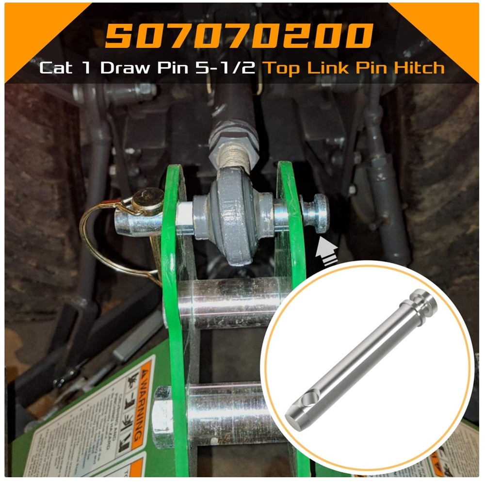 High-Strength 5-1/2″ Top Link Hitch Pins