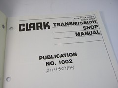 CLARK Michigan T75A T175A R300FS R400FS Series Transmission Service Shop Manual